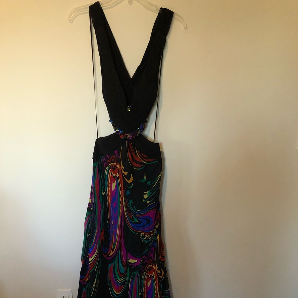 Multi Colored Dress with cutout sides